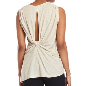 Halston Heritage Cut-out Back Tank Top